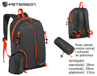 Plecak PTN 23006 Gray-Orange