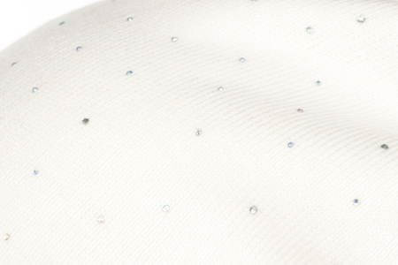 Women's Hat Decorated with Crystals PETERSON PTN HAT-05 White