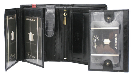 Portfel skórzany RFID ROVICKY 22313-RVTP