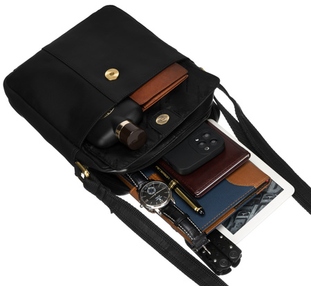 Torba skórzana + Etui PTN 719E OPU Black