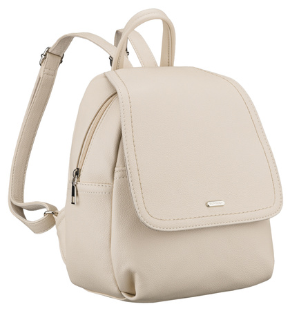Plecak damki PU R-6739 L.Beige