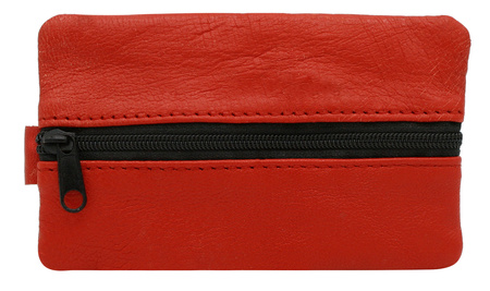 Leather key ring KC-02-LN RED