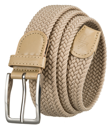 Pasek Parciany R-PAR-PU-115 L.Beige-Beige