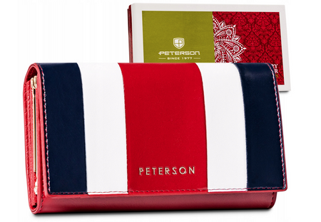 Portfel skórzany RFID PETERSON PTN PL-466 Multi