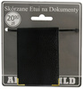 Skórzane etui na dokumetny 301-BL Black