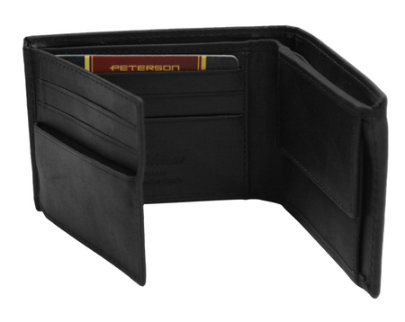 Porfel męski skórzany PTN RM-22-LWC Black