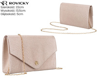 Torebka kopertówka R-XS030-2 Champagne