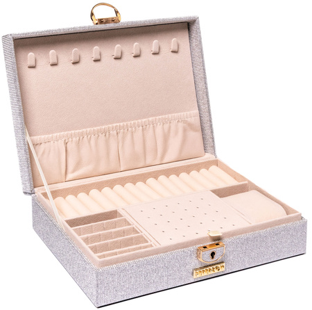 Szkatułka na biżuterię PTN SZK-13 Silver