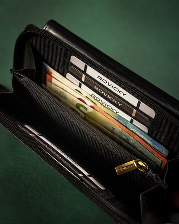 ROVICKY RFID leather pouch CPR-043-BAR