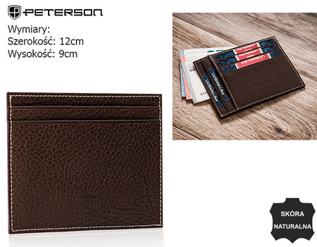 Skórzane etui na dokumenty PTN CAW22722 TM