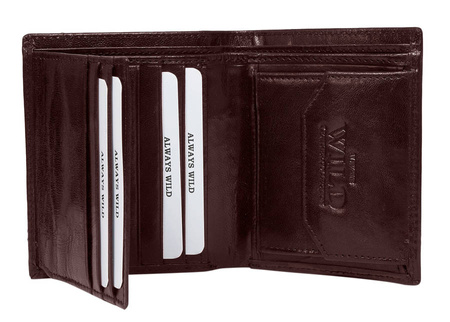 Portfel skórzany RFID ALWAYS WILD N20197-VTK-D