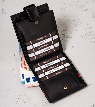 ROVICKY N01L-RVTP RFID leather wallet