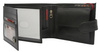 Leather wallet PTN 304Z-CA-6549 BLACK