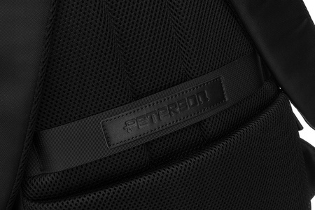 Laptop Backpack with Suitcase Strap Peterson PTN PTY-05 Black