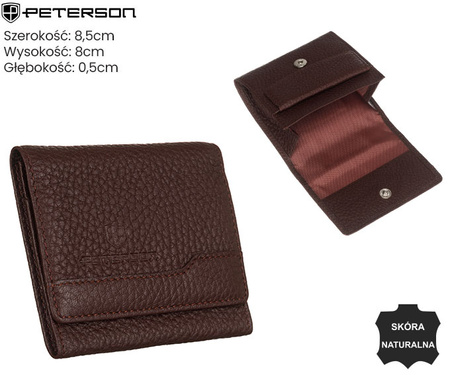 Mały portfelik PTN CW-302 Brown