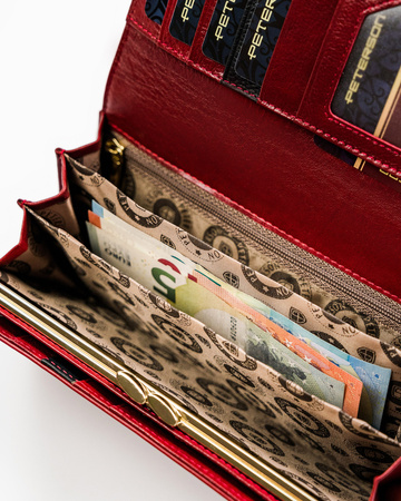 Portfel skórzany RFID PETERSON PTN PL-490