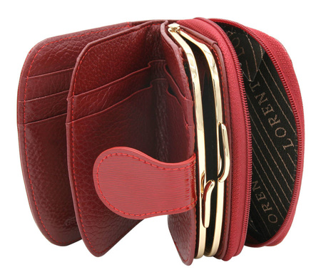 Women's leather wallet 43972-SH-RFID-1357 R