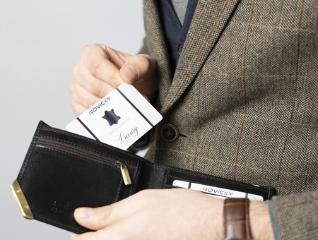 ROVICKY N993-RVTM-GL RFID leather wallet