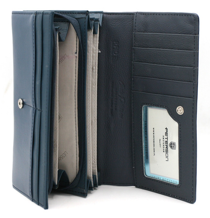 Portfel damski skóra+PU PTN PX20-F773 Navy