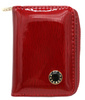 Women's wallet made of patent leather PTN PH33-1-SH Red