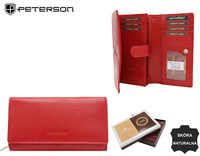 Portfel skórzany PTN BD-11-GCL Red