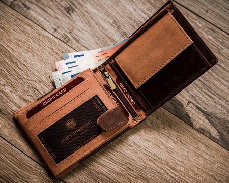 PETERSON PTN N992-SHS RFID leather wallet