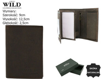 Portfel męski skórzany N310-MWH Brown