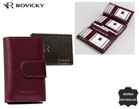 Portfel damski skórzany R-RD-40-GCL Plum