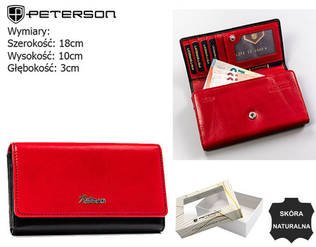 PETERSON PTN KA-19 RFID leather wallet