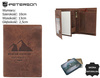 PETERSON PTN N4-BE-MOUN RFID leather wallet