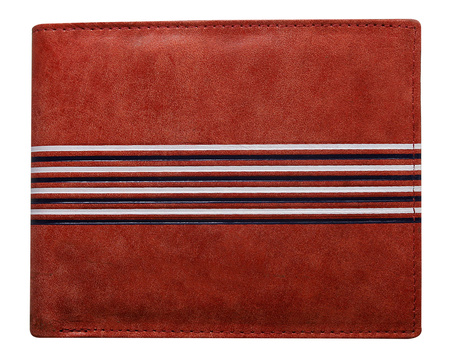 Portfel skórzany 701-CSG Red white blue