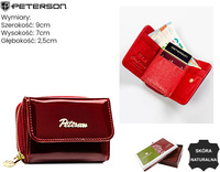 Portfel damski skórzany PTN BC-423229 Red