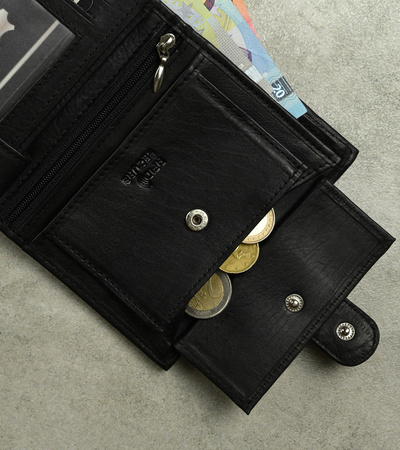 Men's leather wallet 0001L-P-D