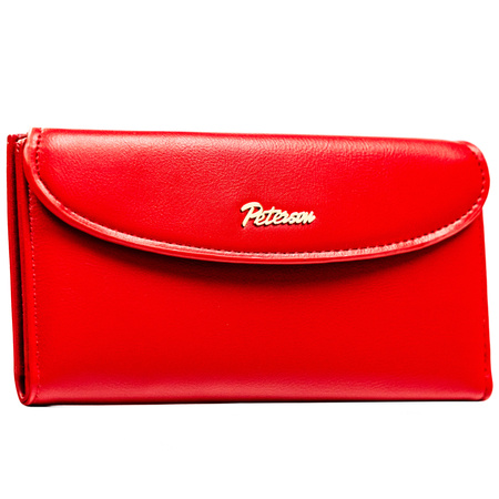 Portfel damski skórzany PTN 76112-BFBC Red