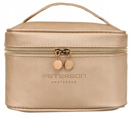Leatherette make-up bag PETERSON PTN KOS-DA-3