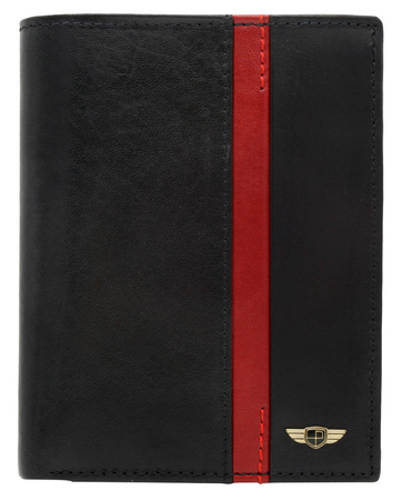 Portfel męski skórzany PTN N575-VTP-BL-RED