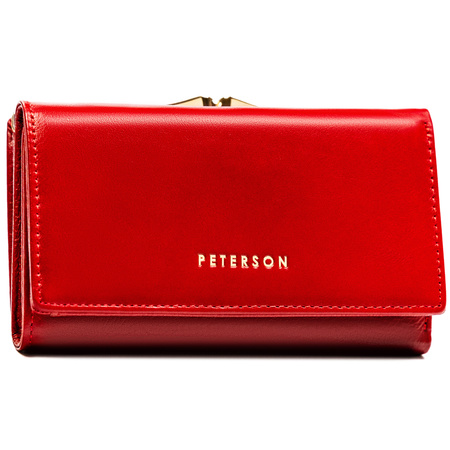 Portfel damski skórzany PTN 55020-SGN Red