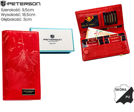 Portfel damski PTN PTN PS1431-MLF Red