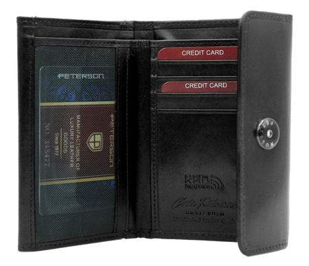 Portfel damski skórzany PTN 27074-TVT Black