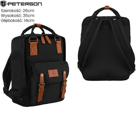 Plecak PTN GAMMA Black Brown