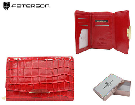 Portfel z eko skóry PTN 001-DS Red