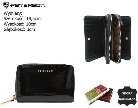 Portfel damski skórzany PTN BC-418 Black
