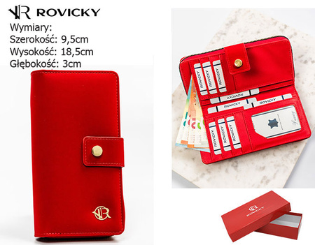 Portfel damski PU R-POR-01-V36 Red