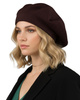 Beret damski BER-A10 Brown