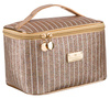 A large glitter cosmetic bag PTN KOS-L04-B Gold Rose Peterson