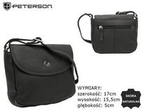 PETERSON leather bag PTN 17571-FTS