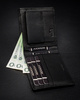 Portfel skórzany RFID ROVICKY N8824-PZ-CCR Black