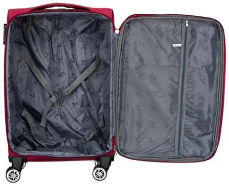 PTN 5209-SET Burgund-Navy Suitcase Set