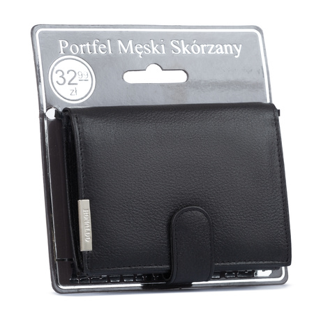 Portfel męski skórzany N4L-P-PDM-BL Black