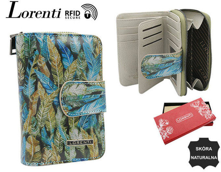 Women's Leather Wallet 76115-HYM Green